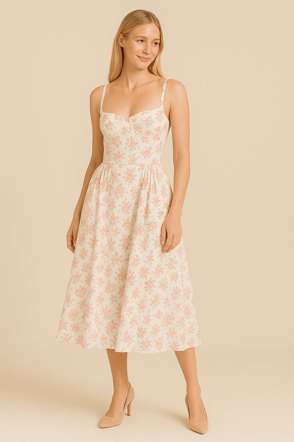 Harmelle | Women’s Summer V‑Neck Dress - Image 5