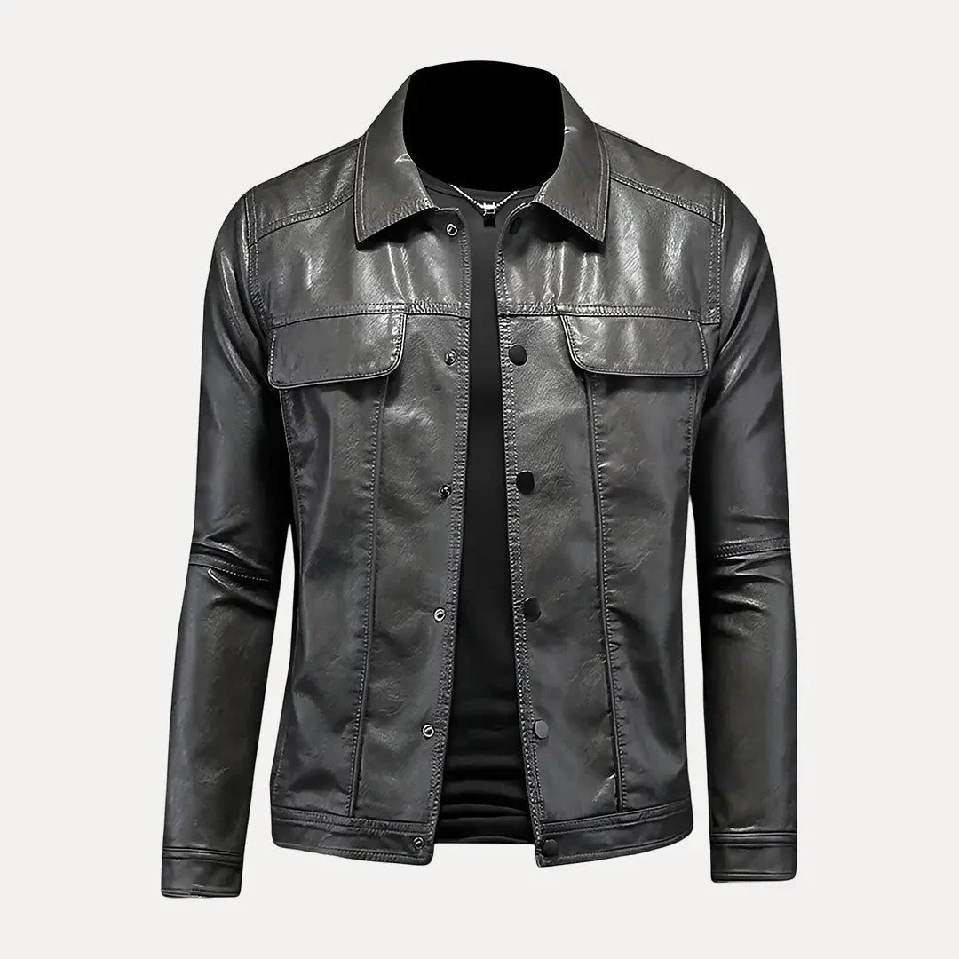 Harry | Men’s Premium Leather Jacket - Image 2