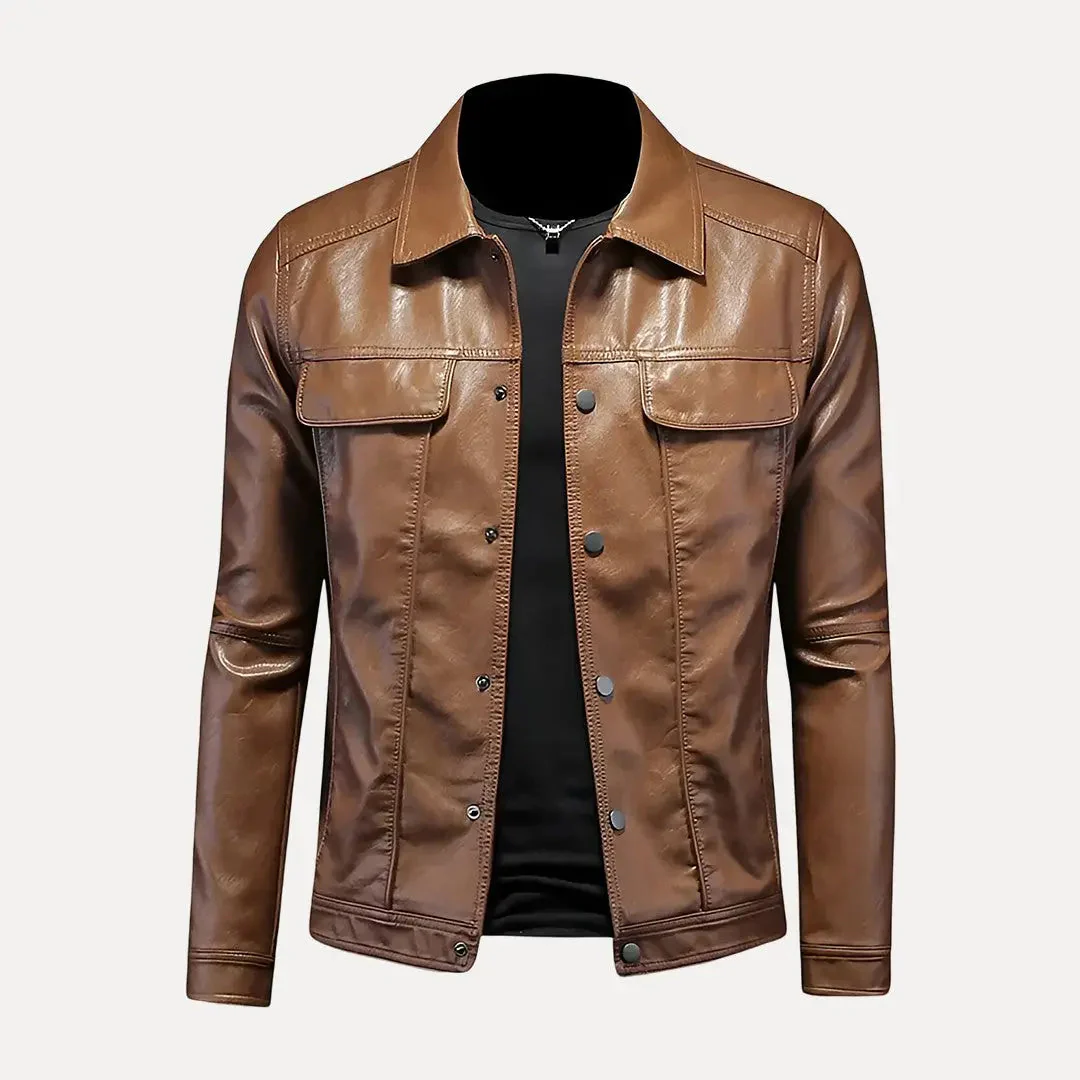 Harry | Men’s Premium Leather Jacket - Image 3