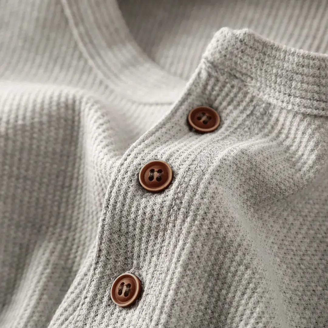 Heritage | Men’s Ultra-Soft Cotton Henley Shirt - Image 7
