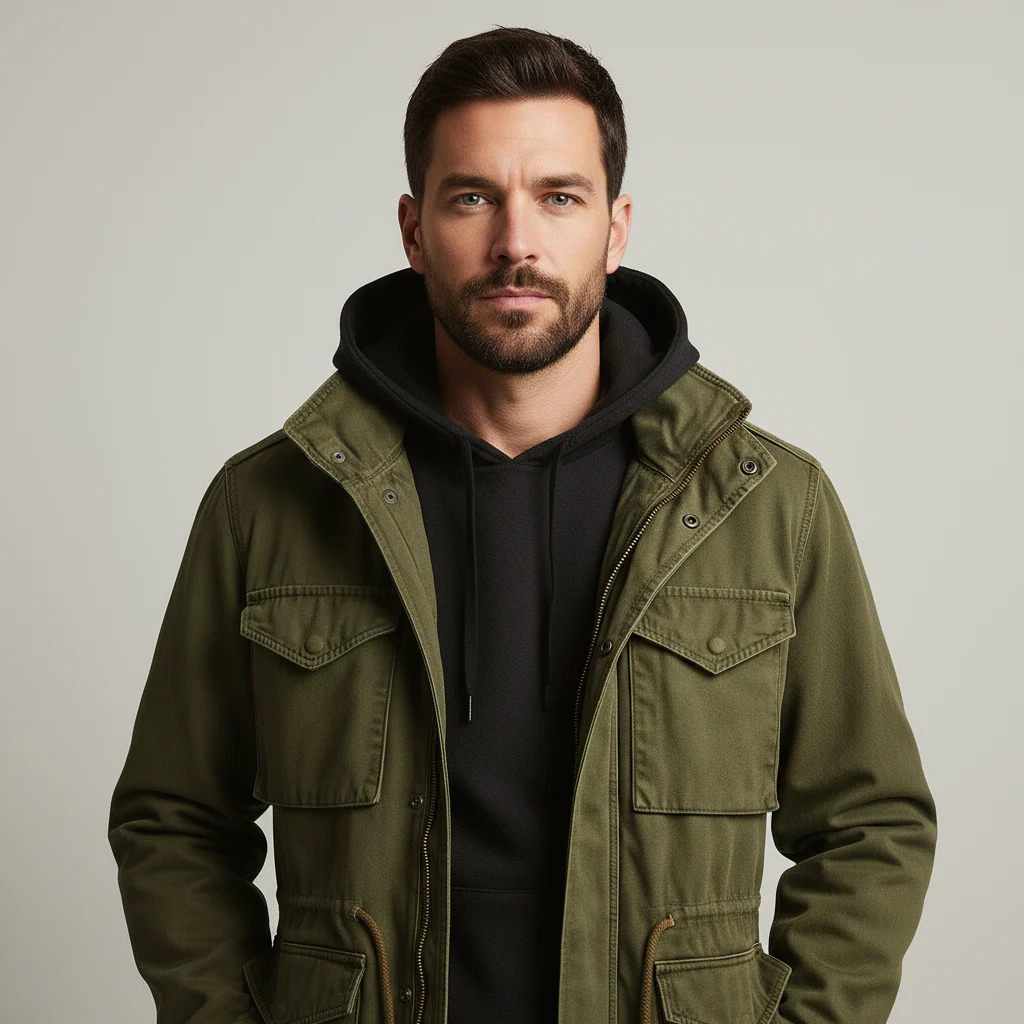 Howie | Men’s Classic Military Field Jacket - Image 3