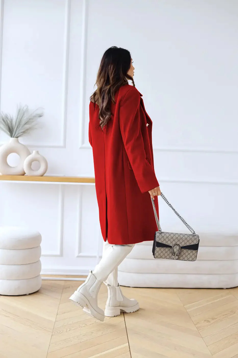 Hunder | Women’s Double-Breasted Wool Coat – Stylish & Comfortable - Image 16