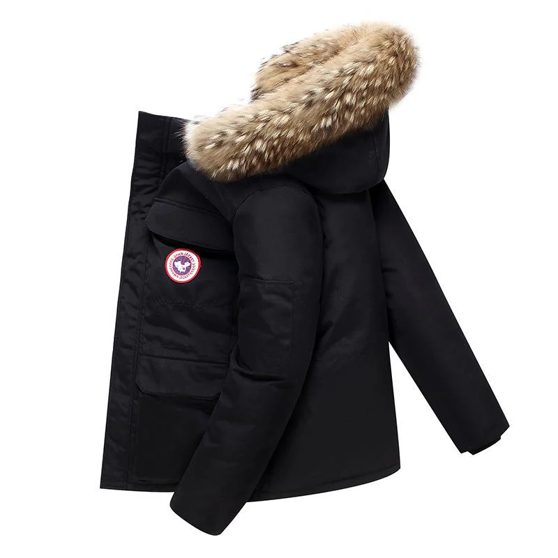 Ivar | Men’s Mid-Length Down Parka Jacket - Image 2