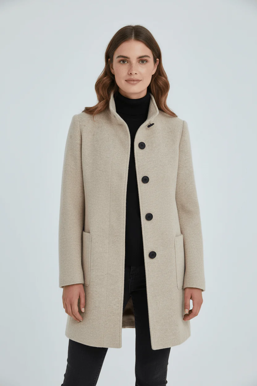 Javella | Women’s Wool-Blend Coat - Image 6