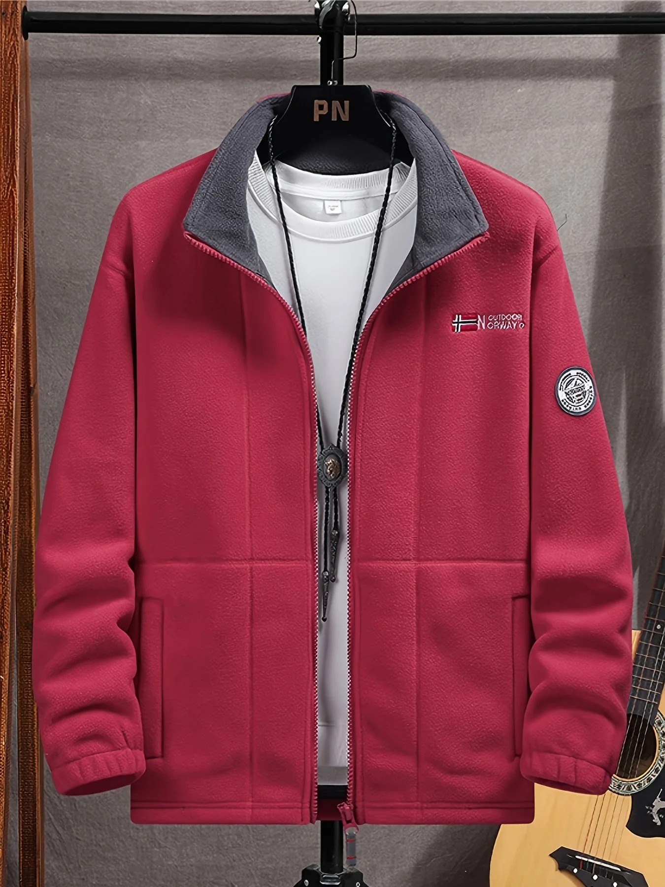 Jaydon | Men’s Classic Zip Closure Outdoor Fleece Jacket - Image 10