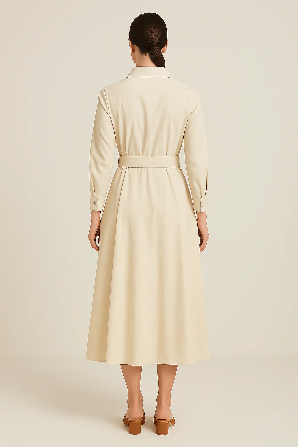 Jevonna | Women’s Cotton Shirt Dress - Image 4
