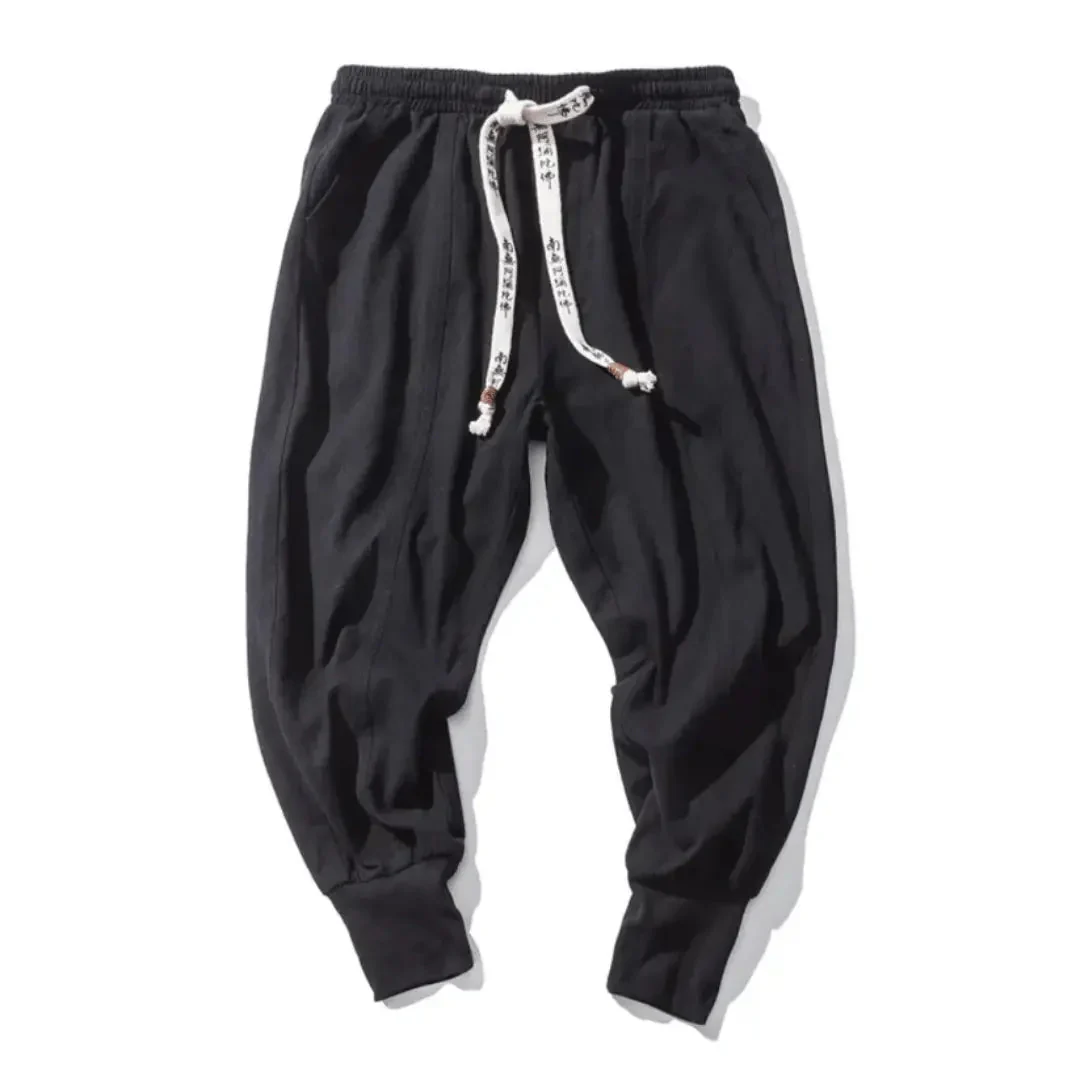 Kenji | Men’s Premium Cotton Blend Drop-Crotch Pants - Image 2
