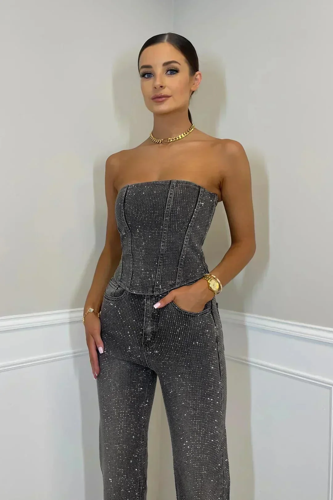 Kyline | Women’s Strapless Jumpsuit - Image 11
