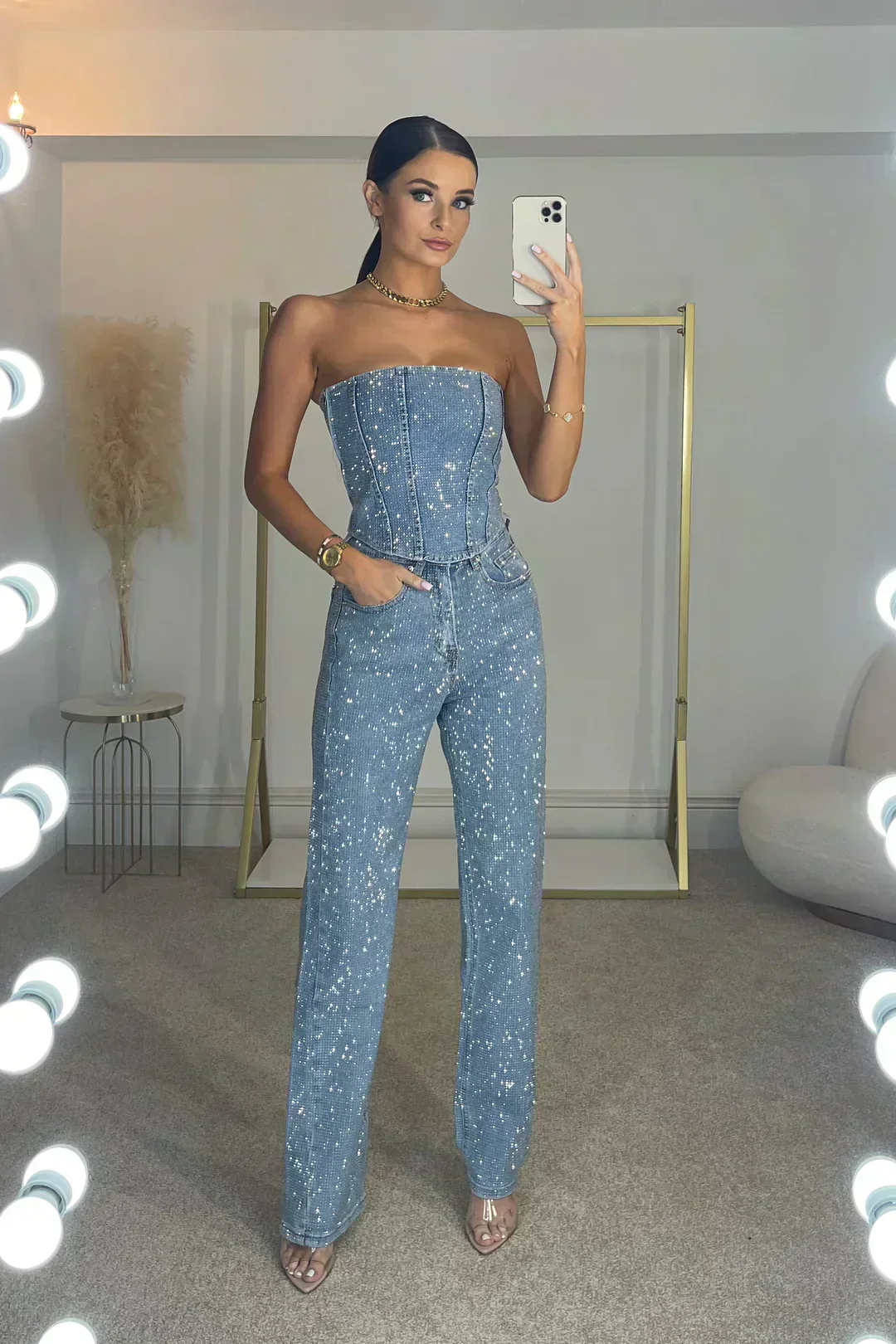 Kyline | Women’s Strapless Jumpsuit - Image 2