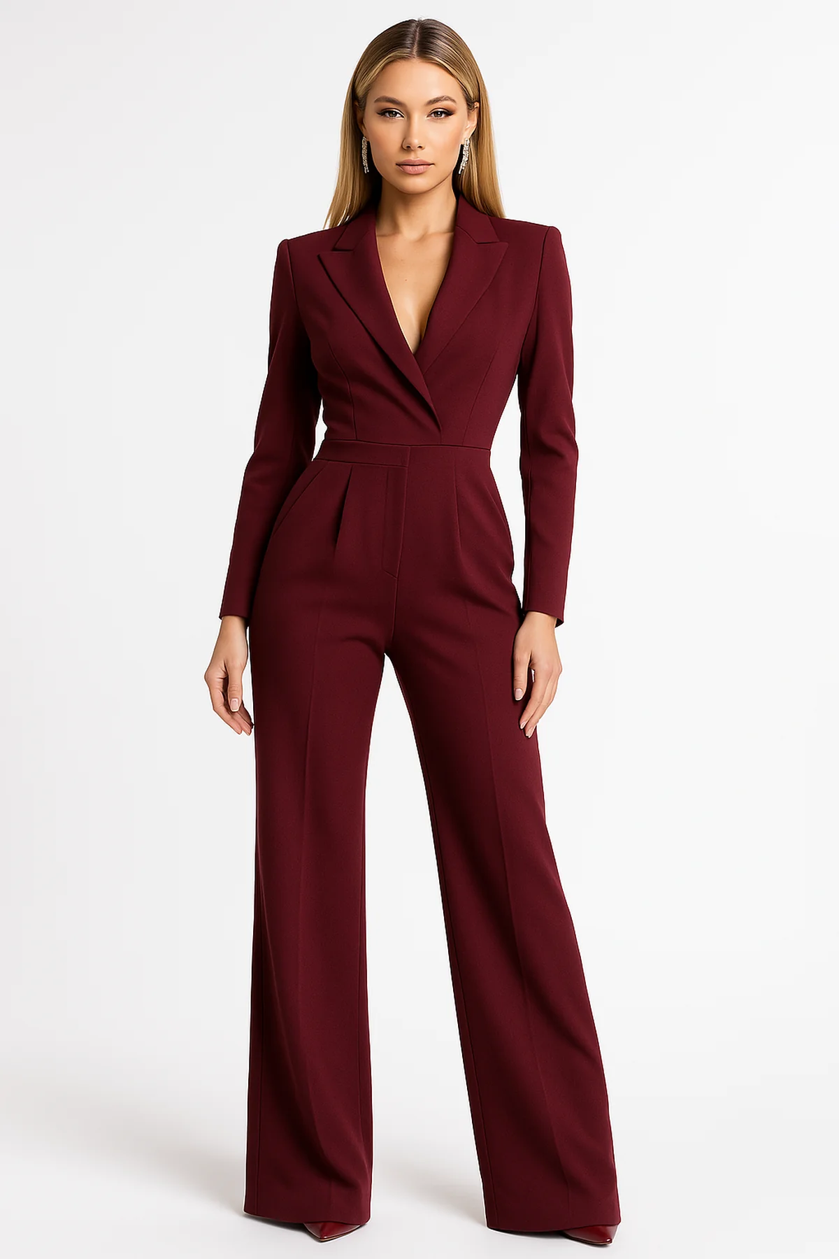 Lalyn | Women’s Elegant Wrap-Style Jumpsuit