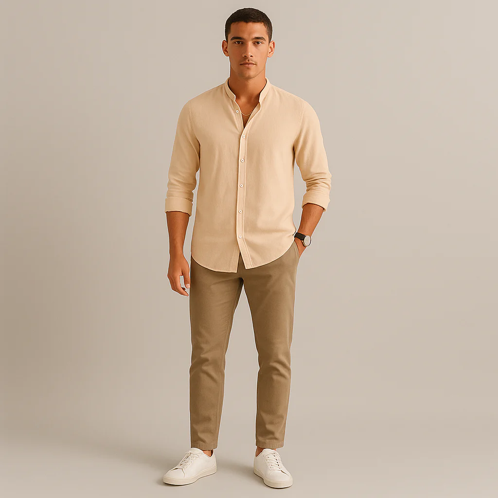 Lario | Men’s Linen Casual Shirt - Image 11