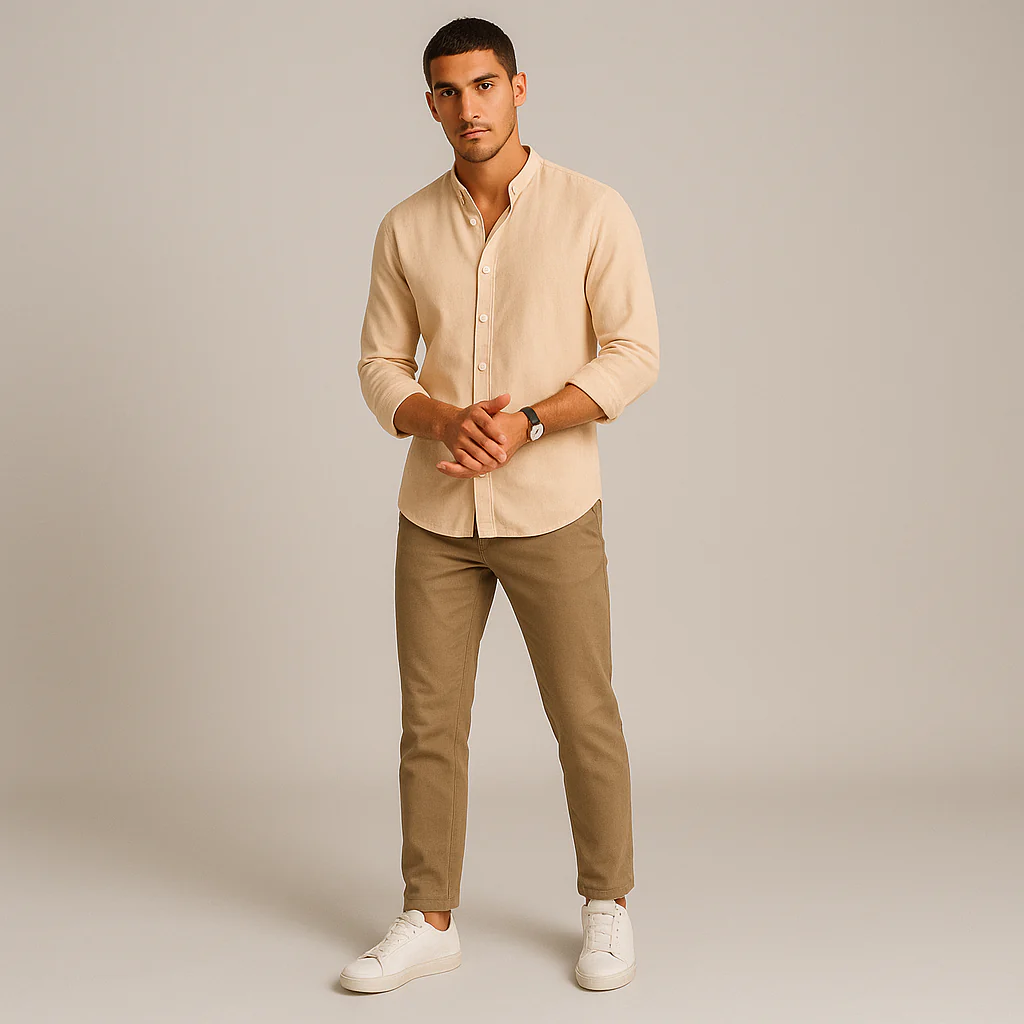 Lario | Men’s Linen Casual Shirt - Image 12