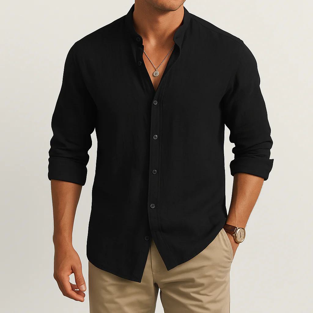 Lario | Men’s Linen Casual Shirt - Image 3