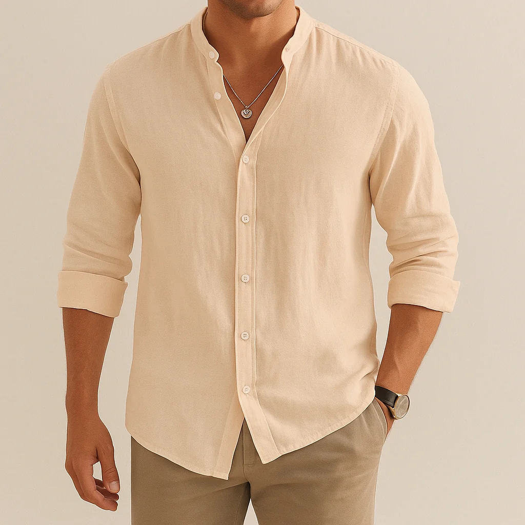 Lario | Men’s Linen Casual Shirt - Image 5