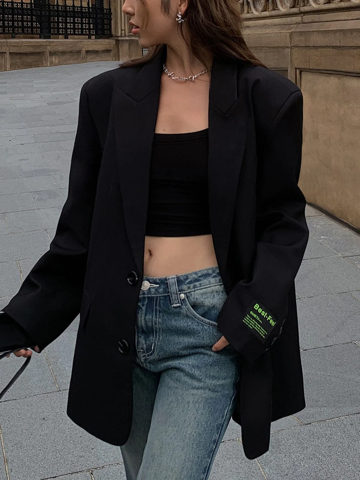 Loreline | Women’s Oversized Blazer for Modern Minimalist Style - Image 10