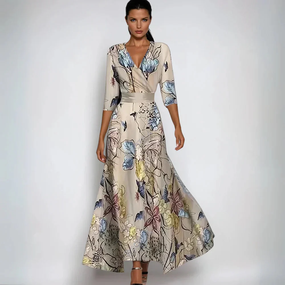 Lynor | Women’s Elegant Floral Dress - Image 3