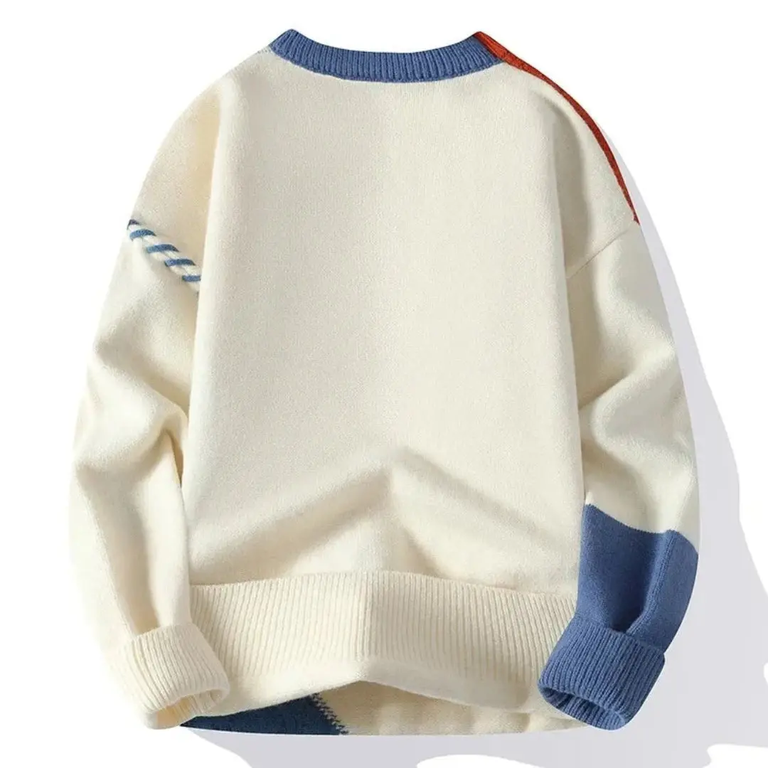 Mackenly | Men’s Patchwork Vanguard Sweater - Image 4