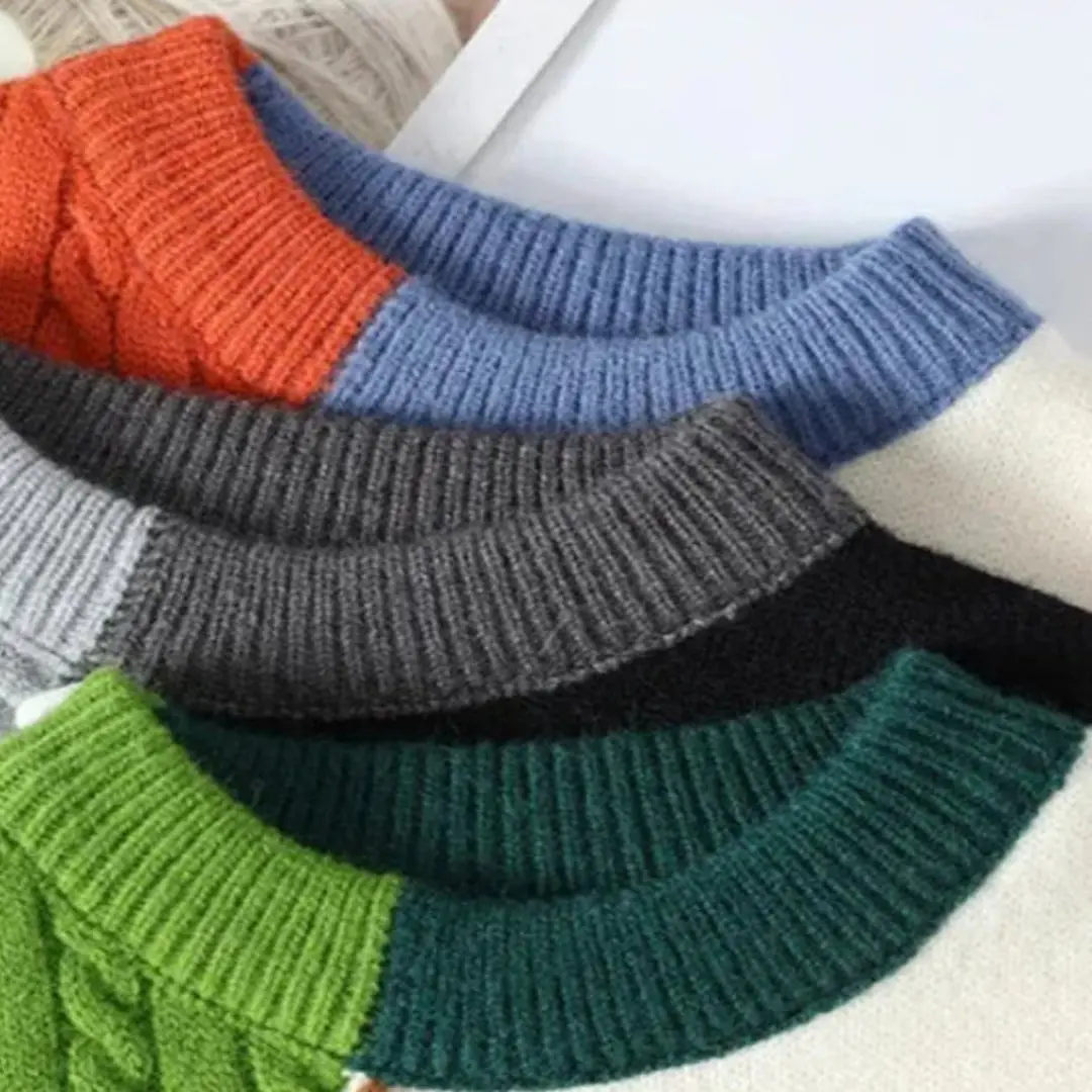 Mackenly | Men’s Patchwork Vanguard Sweater - Image 5