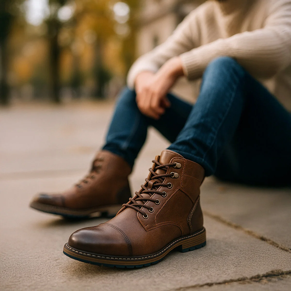 Manchester | Men’s Vintage Leather Ankle Boots - Image 12