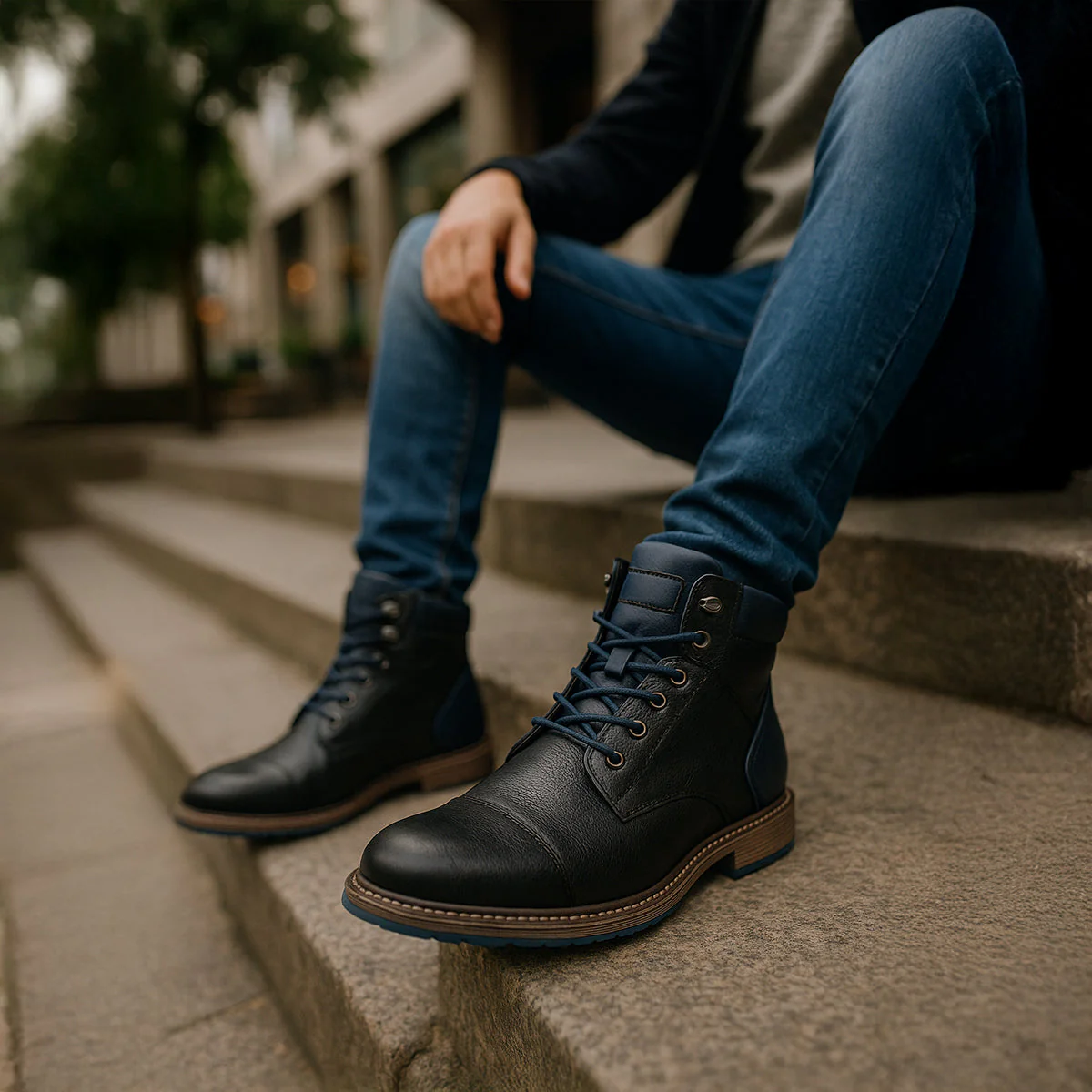 Manchester | Men’s Vintage Leather Ankle Boots - Image 13