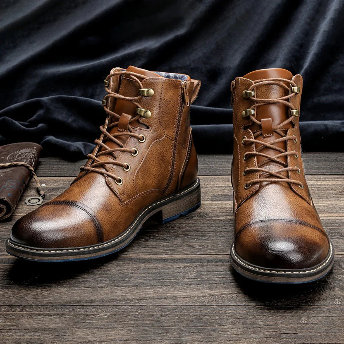 Manchester | Men’s Vintage Leather Ankle Boots - Image 15
