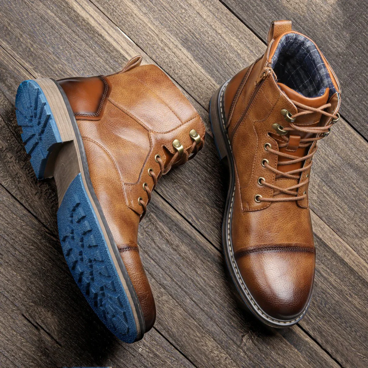 Manchester | Men’s Vintage Leather Ankle Boots - Image 9