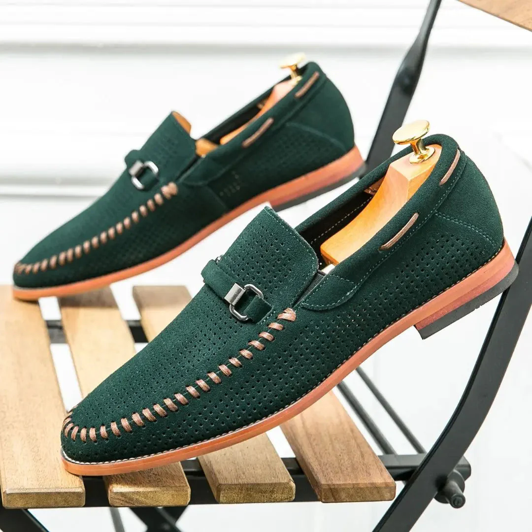 Marcel | Men’s Handstitched Suede Loafers - Image 2