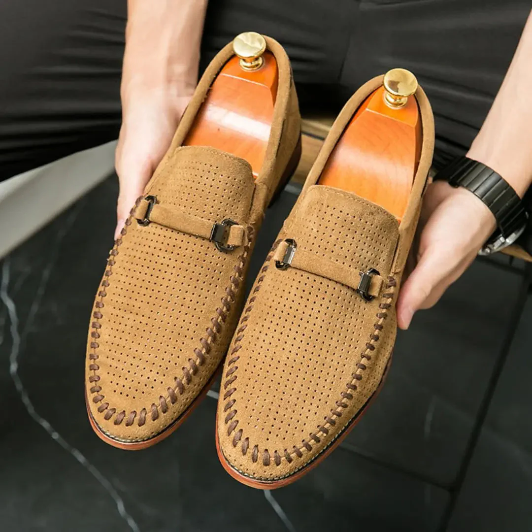Marcel | Men’s Handstitched Suede Loafers - Image 4