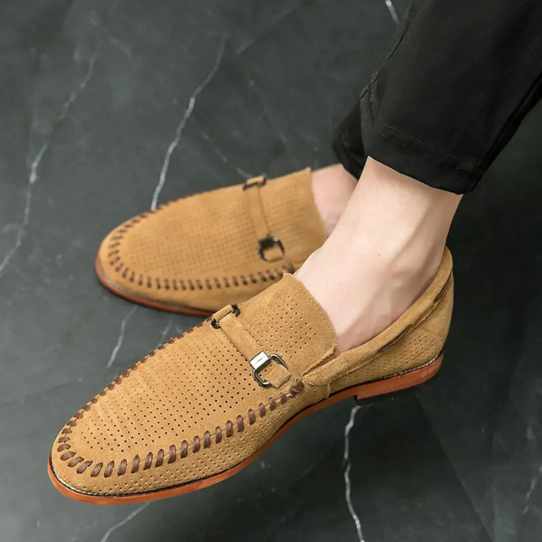 Marcel | Men’s Handstitched Suede Loafers - Image 5