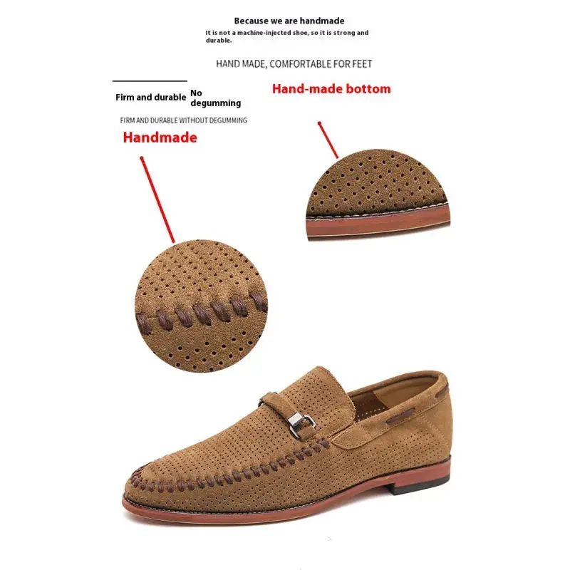 Marcel | Men’s Handstitched Suede Loafers - Image 7