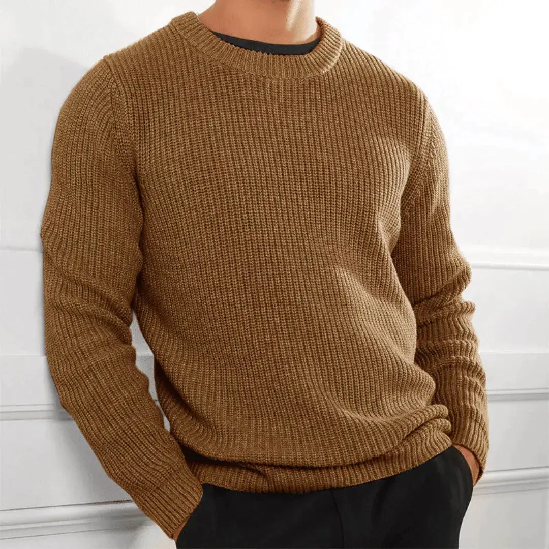 Marcellino | Men’s Hand-Knitted Acrylic Sweater - Image 3
