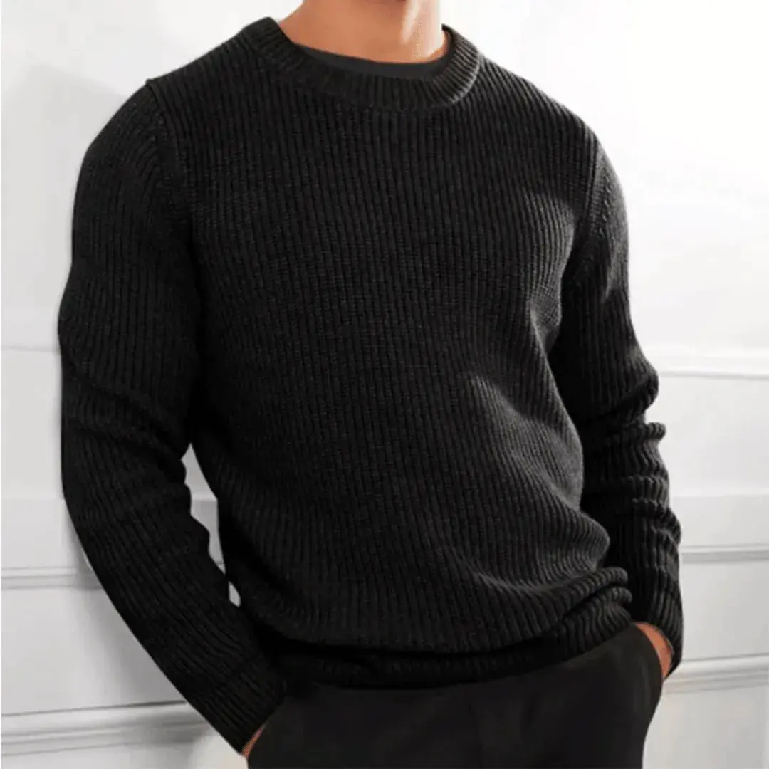 Marcellino | Men’s Hand-Knitted Acrylic Sweater - Image 4