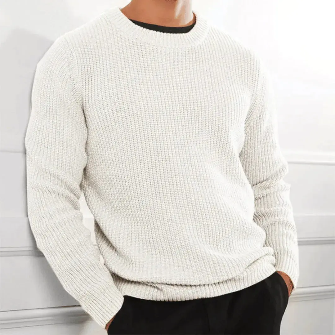 Marcellino | Men’s Hand-Knitted Acrylic Sweater - Image 5
