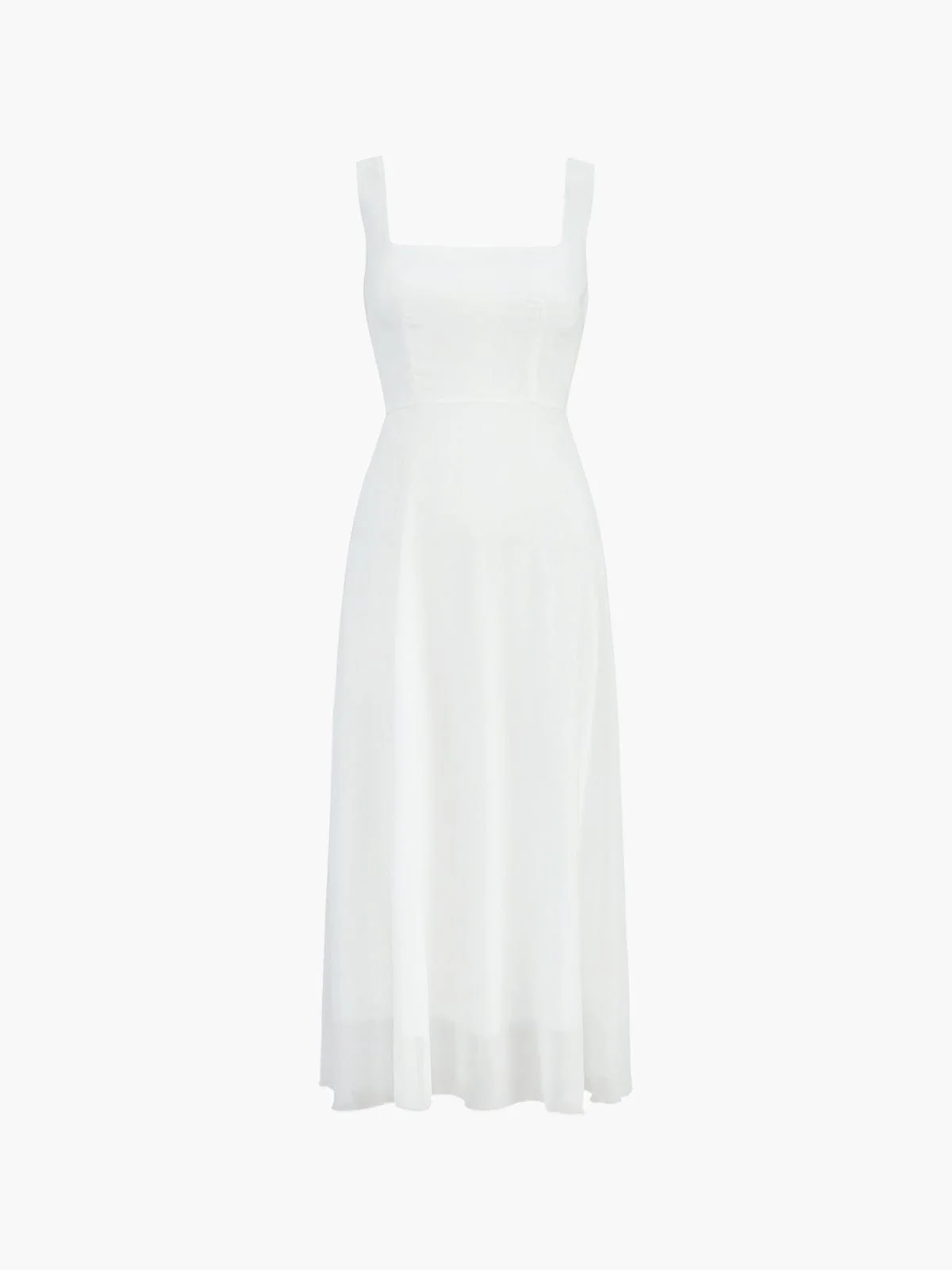 Marcia | Classic Summer Dress with Square Neck – Feminine Elegance - Image 3