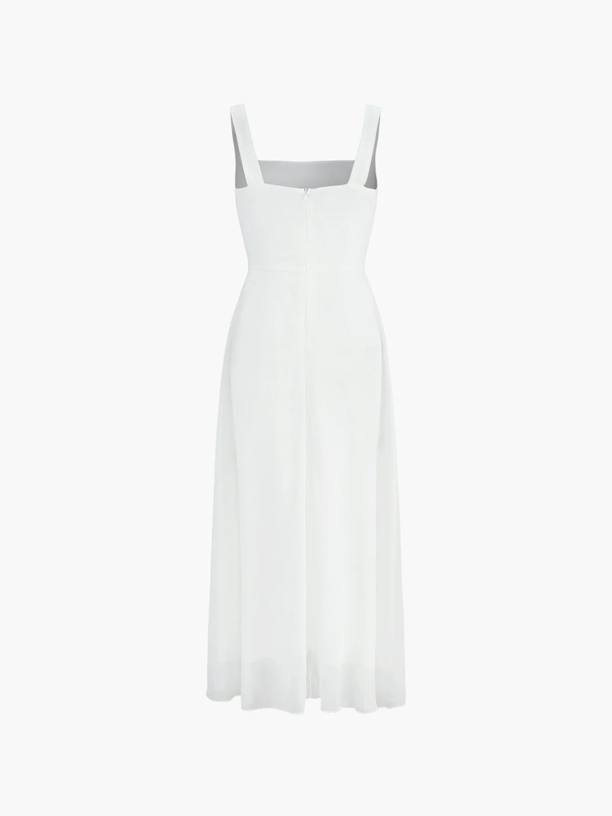Marcia | Classic Summer Dress with Square Neck – Feminine Elegance - Image 4