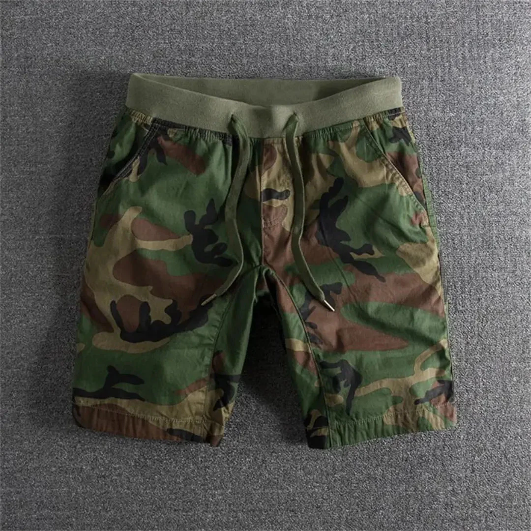 Massie | Men’s Tactical Camo Cotton Shorts - Image 2