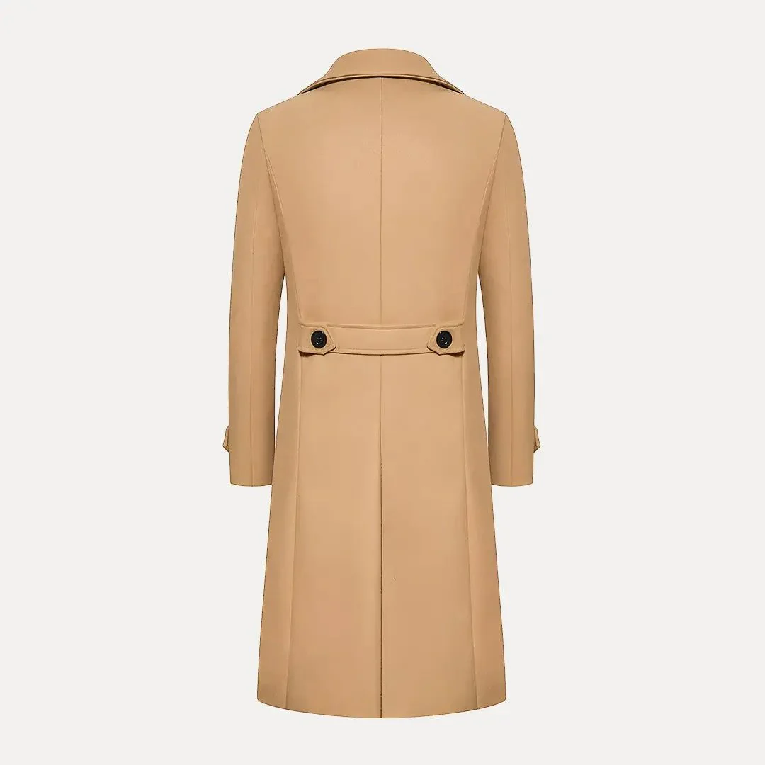 Max | Men’s Double-Breasted Wool Trench Coat - Image 4