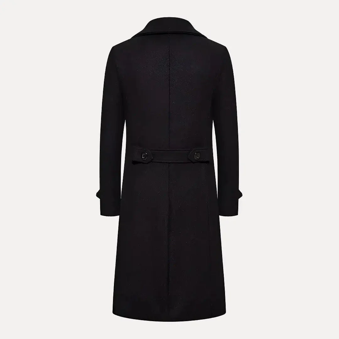 Max | Men’s Double-Breasted Wool Trench Coat - Image 5