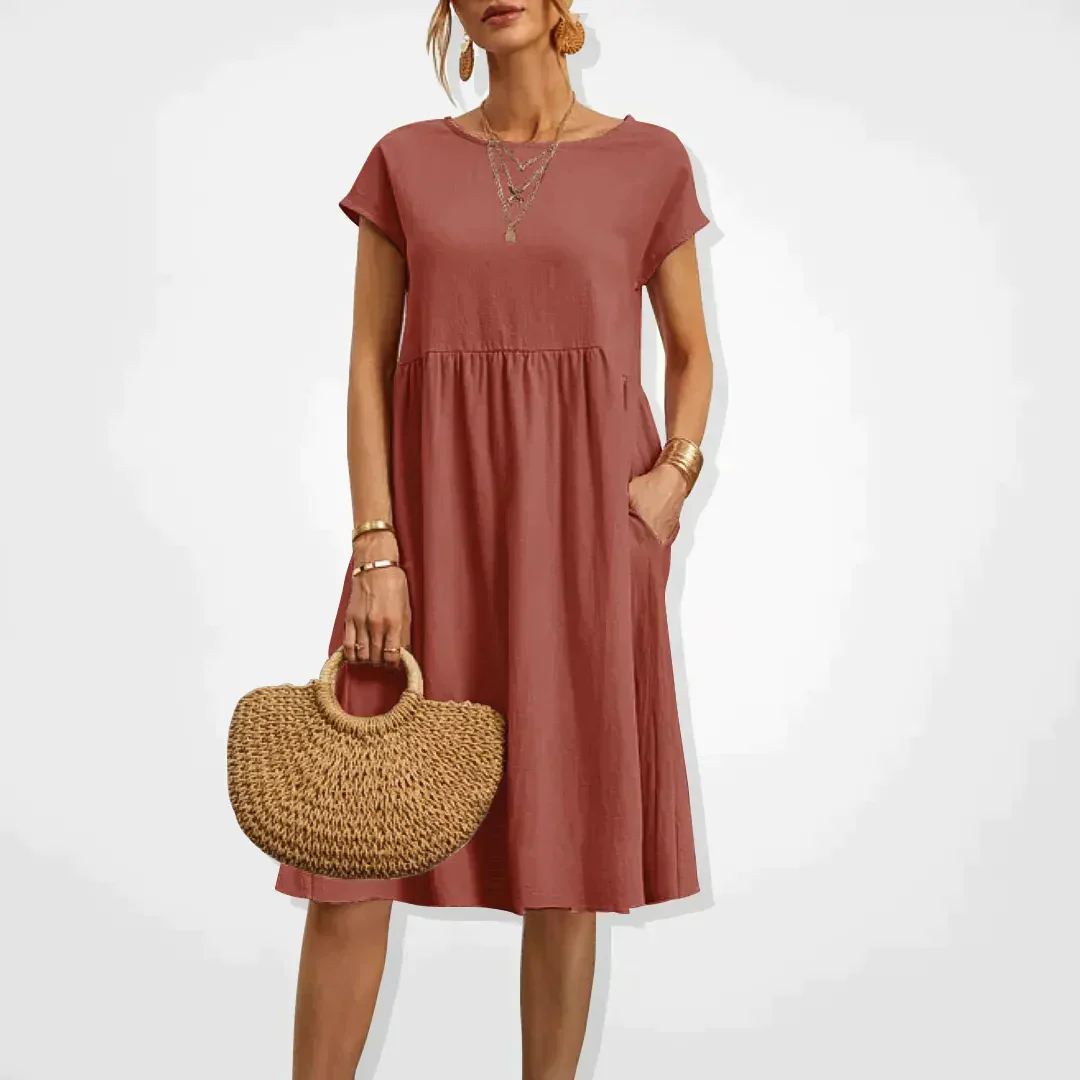 Milanie | Women’s Empire-Style Summer Dress - Image 3