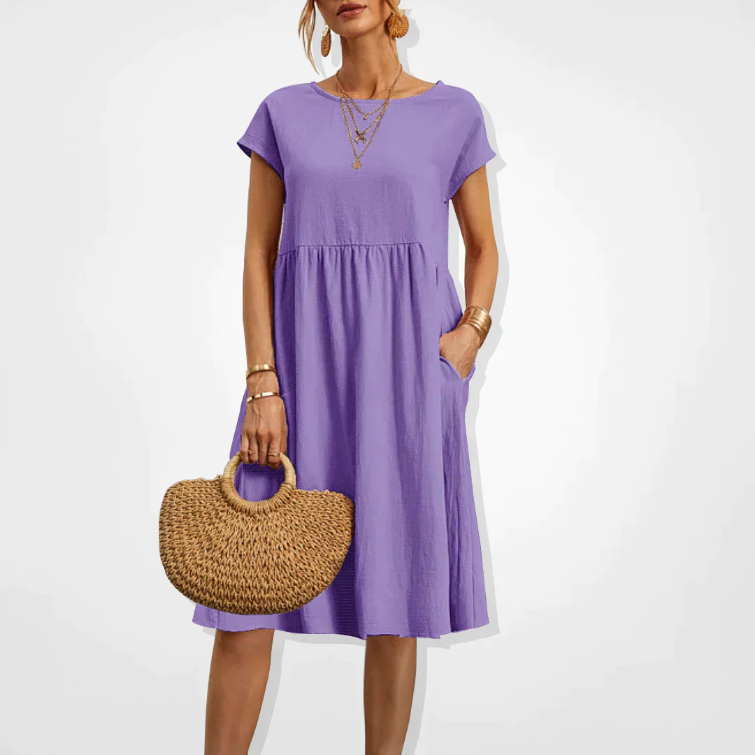 Milanie | Women’s Empire-Style Summer Dress - Image 6