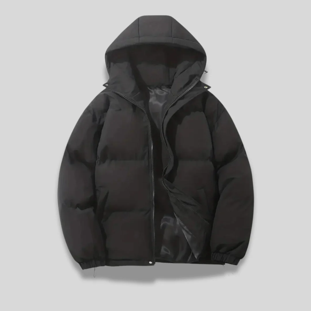 Montique | Women’s Classic Winter Jacket with Hood - Image 2