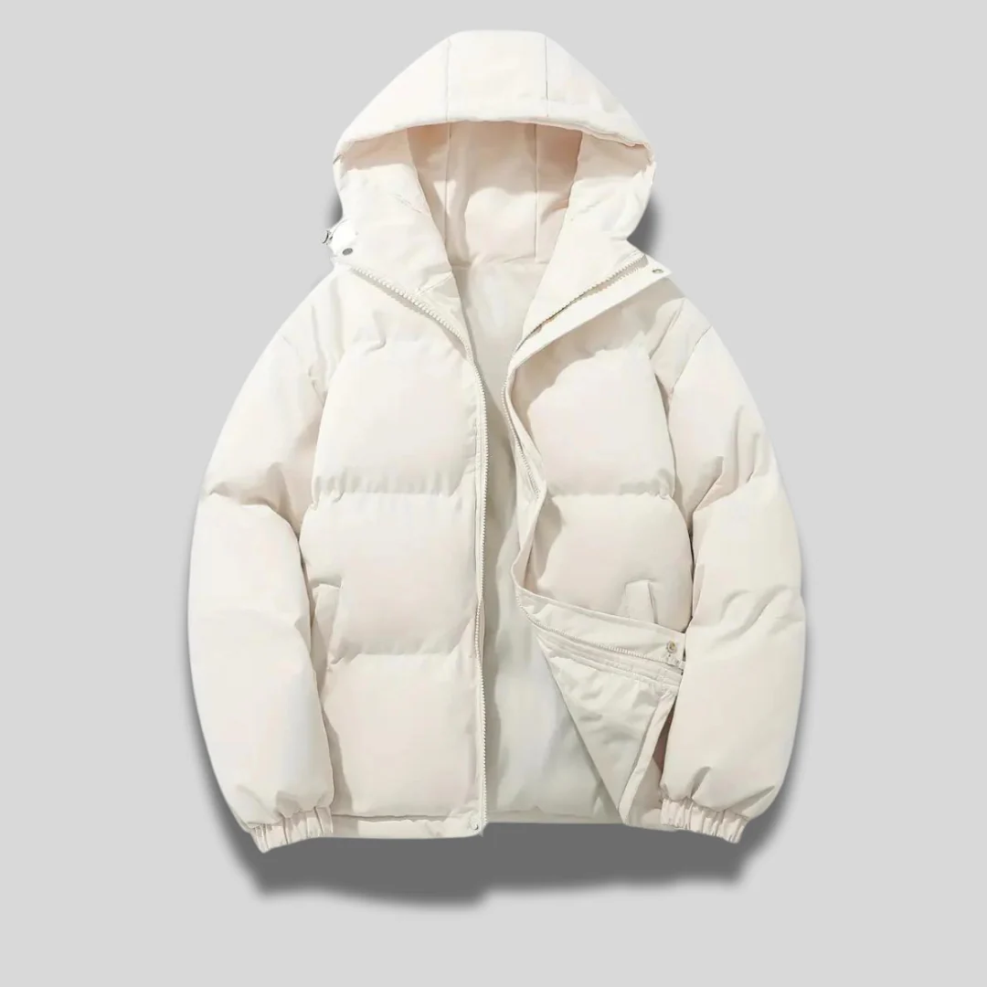 Montique | Women’s Classic Winter Jacket with Hood - Image 3