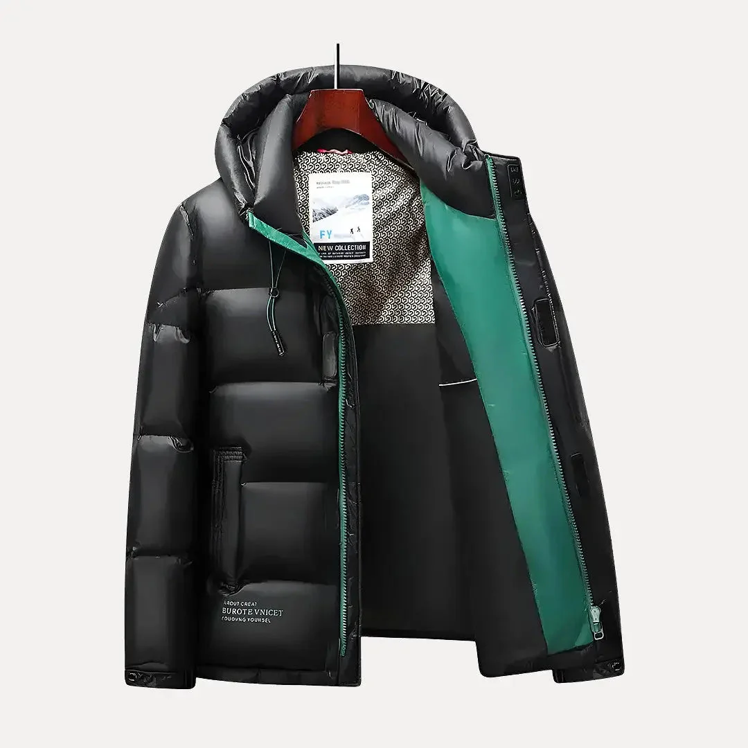 Orlando | Men’s Hooded Down Winter Jacket - Image 2