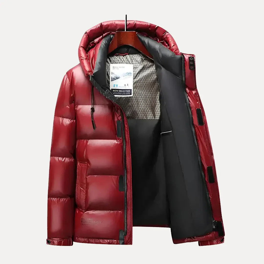 Orlando | Men’s Hooded Down Winter Jacket - Image 5