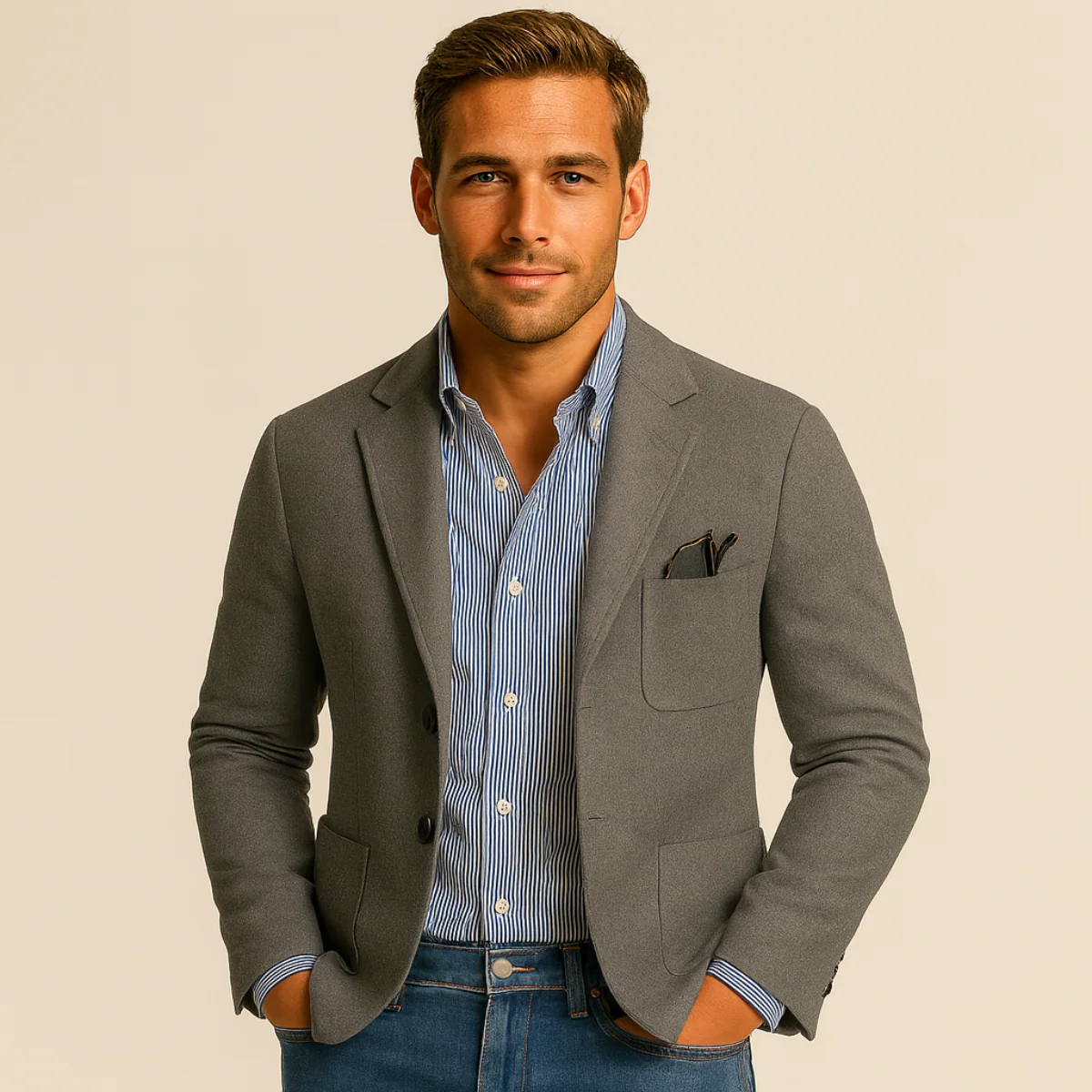 Oxford | Men’s Linen Summer Blazer - Image 5