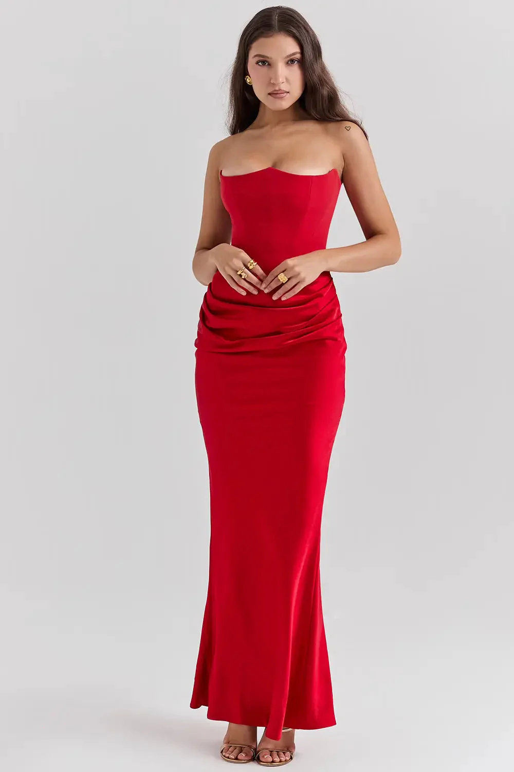Persephone | Women’s Strapless Corset Dress - Image 11