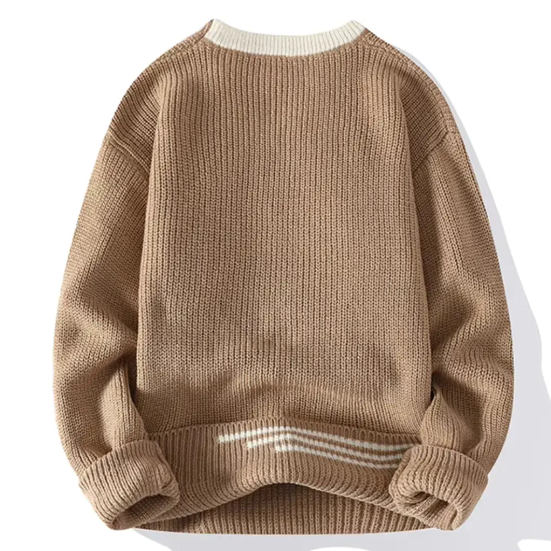 Raphael | Men’s Vintage-Inspired Crewneck Sweater - Image 5