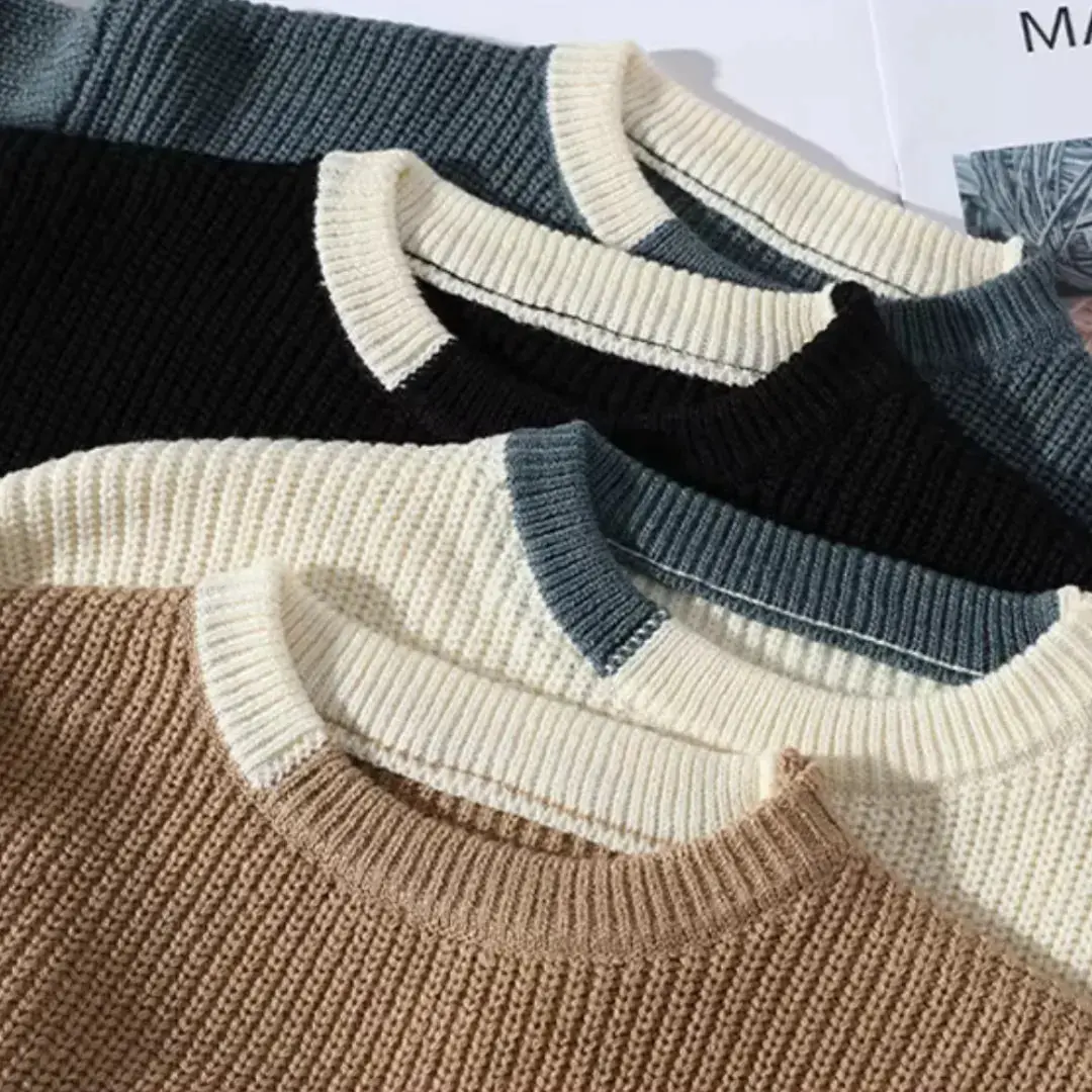 Raphael | Men’s Vintage-Inspired Crewneck Sweater - Image 6