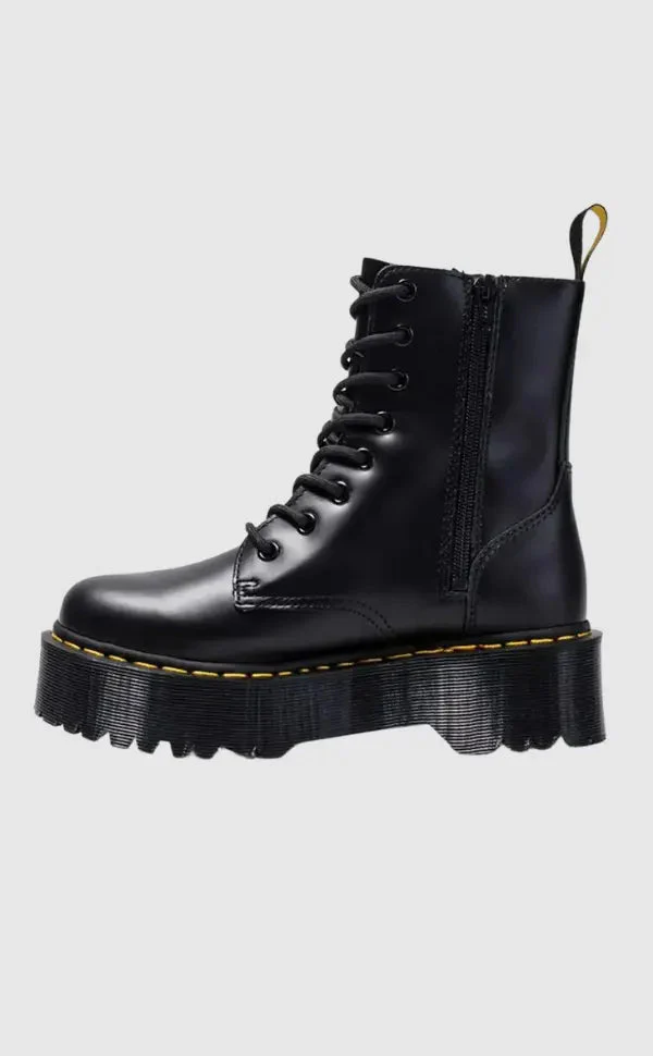 Rebellina | Women’s Leather Platform Boots – Urban Street Style & Comfort
