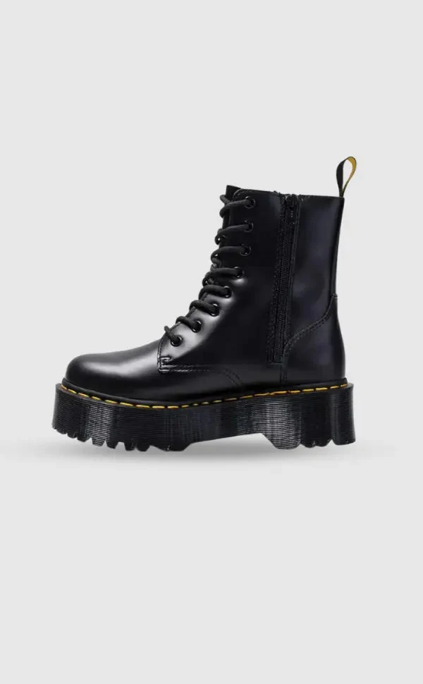 Rebellina | Women’s Leather Platform Boots – Urban Street Style & Comfort - Image 2